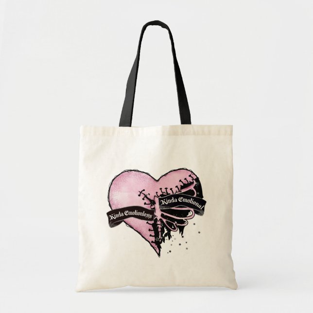 Kinda Emotionless Kinda Emotional Tote Bag (Front)