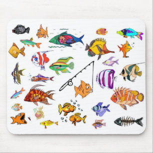 Kinda Fishy Mouse Mat