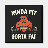Kinda Fit Sorta Fat _ Funny Pig Weightlifting Work