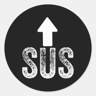 Kinda Sus Game Idk Bro Bruh Meme Funny Video Gamer Classic Round Sticker