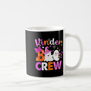 Kinder Boo Crew Kindergarten Teacher Kids Hallowee Coffee Mug
