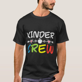 Kinder Crew First Day Of Kindergarten Boys Girls T T-Shirt