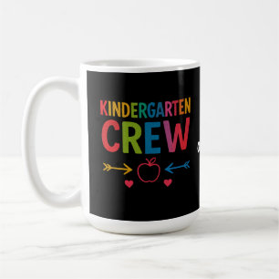 Kinder Crew Funny Kindergarten Fun Back To School Coffee Mug