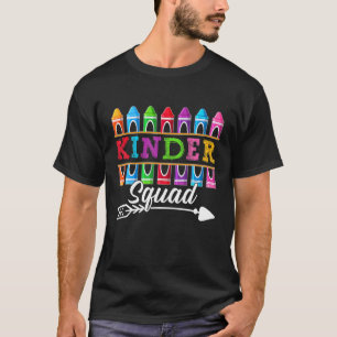 Kinder Crew Funny Kindergarten Teacher 1St Day Of T-Shirt