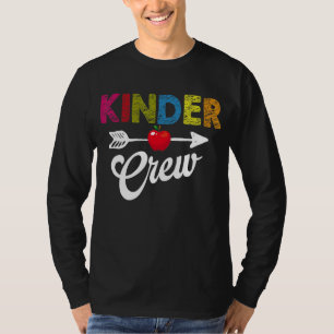 Kinder Crew Kindergarten Teacher 1st Day Of Schoo T-Shirt