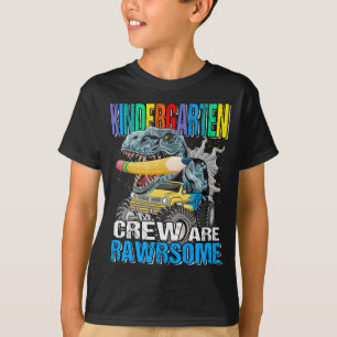 Kinder Crew Kindergarten Teachers Kids Are Awesome T-Shirt