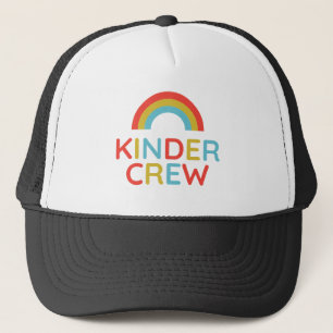 Kinder Crew Rainbow – Cute Pastel Back To School Trucker Hat