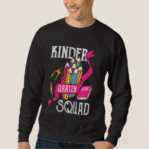 Kinder Garten Abc Squad Back To School Sweatshirt