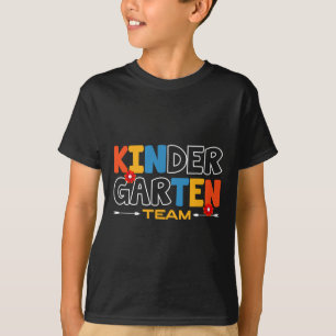 Kinder Garten Team Teacher Back To School Enthusia T-Shirt