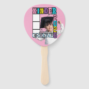 Kinder Grad 2026 Custom Photo Hand Fan
