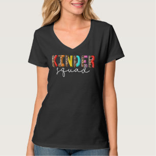 Kinder Squad Kindergarten Teacher Student Back To T-Shirt