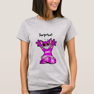 Kinder Surprise? Funny cartoon cat, cheshire cat T-Shirt