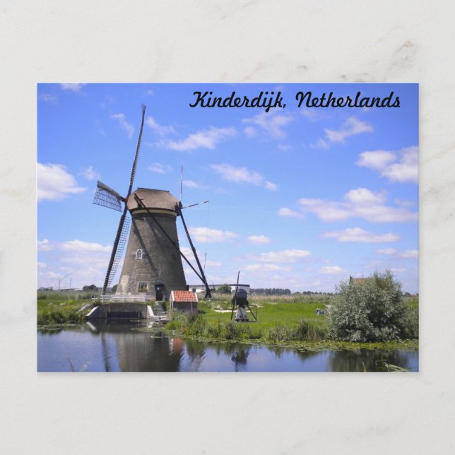 Kinderdijk Holland photo Postcard (Front)