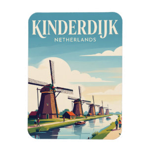 Kinderdijk Netherlands Magnet