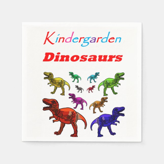 Kindergarden Paper Napkins (Front)
