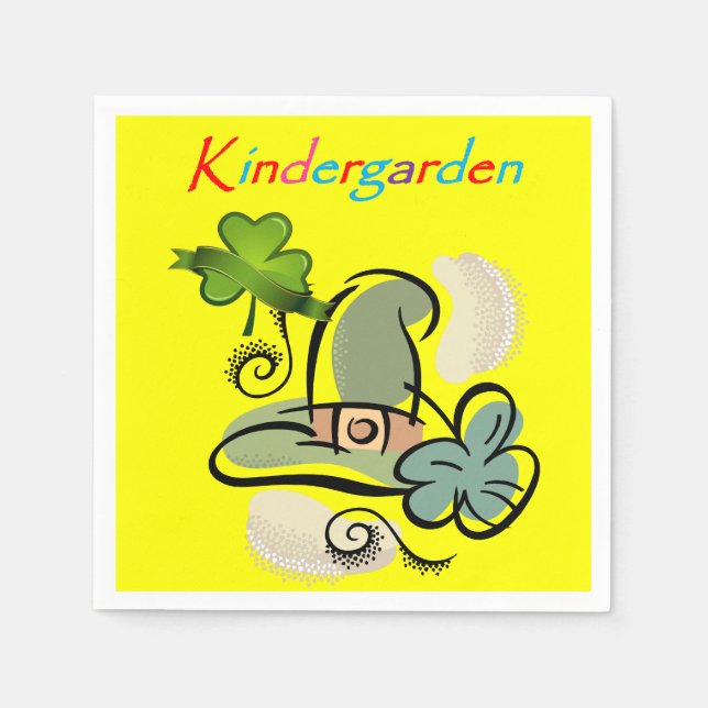 Kindergarden Paper Napkins (Front)