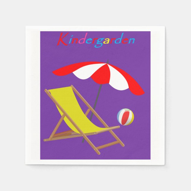 Kindergarden Paper Napkins (Front)