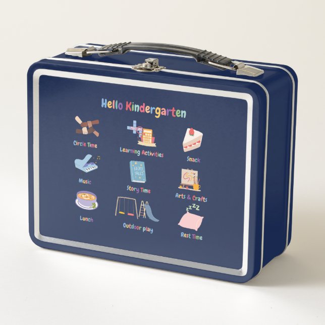 Kindergarden Personalised  Lunch Box (Front)