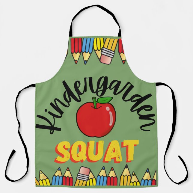 KINDERGARDEN TEACHER  APRON (Front)