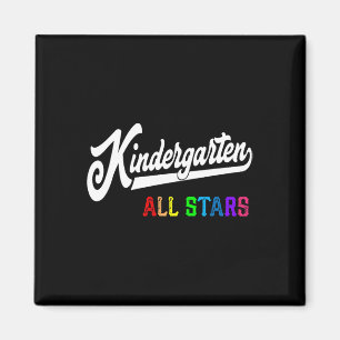Kindergarten All Stars Teacher Team Back To School Magnet
