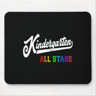 Kindergarten All Stars Teacher Team Back To School Mouse Mat