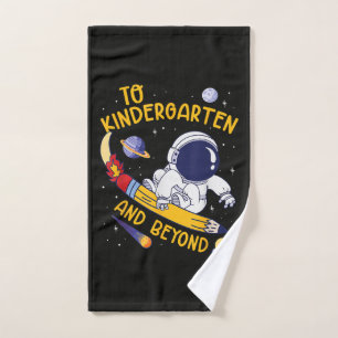 Kindergarten And Beyond Astronaut Back To School Hand Towel