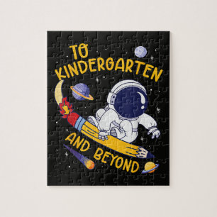 Kindergarten And Beyond Astronaut Back To School Jigsaw Puzzle