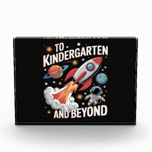 Kindergarten and Beyond Astronaut Back to School Photo Block