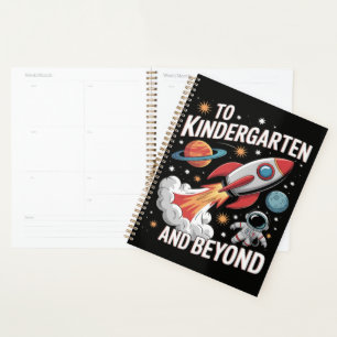 Kindergarten and Beyond Astronaut Back to School Planner