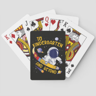 Kindergarten And Beyond Astronaut Back To School Playing Cards