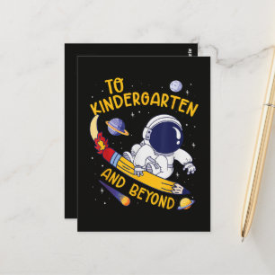 Kindergarten And Beyond Astronaut Back To School Postcard