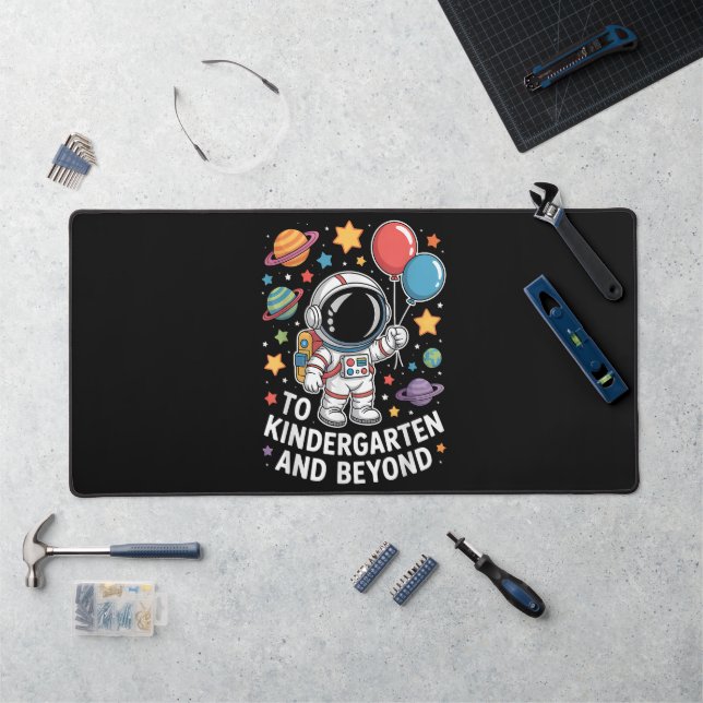 Kindergarten And Beyond Astronaut Space Desk Mat (Workstation)