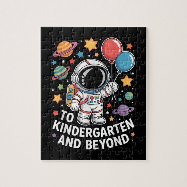 Kindergarten And Beyond Astronaut Space Jigsaw Puzzle (Vertical)