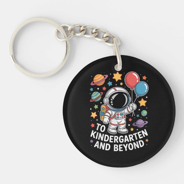 Kindergarten And Beyond Astronaut Space  Key Ring (Front)