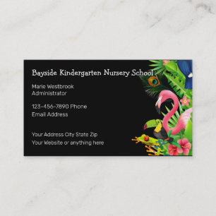 Kindergarten And Nursery School Business Cards