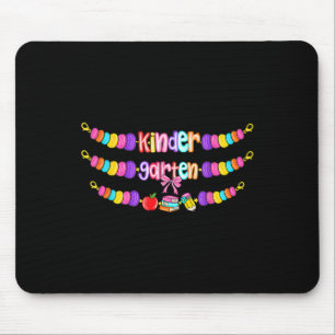 Kindergarten Back To School Bracelet Teacher Girls Mouse Mat