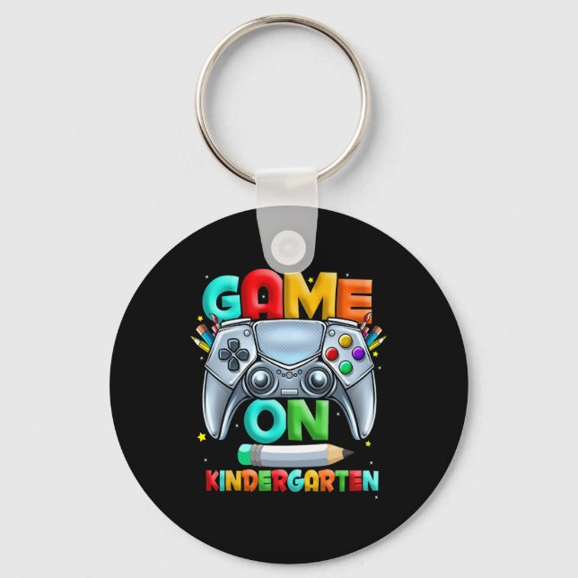 Kindergarten Back To School Kids Level Kindergarte Key Ring (Front)