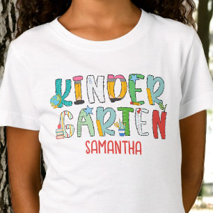Kindergarten Back to School Personalised T-Shirt