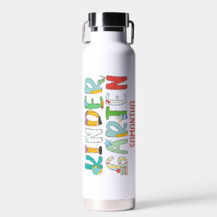 Kindergarten Back to School Personalised Water Bottle