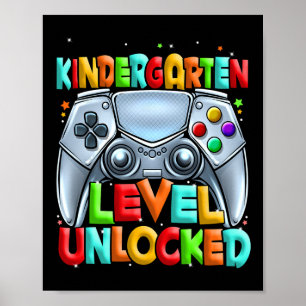 Kindergarten Byck To School Kids Level Kindergarte Poster
