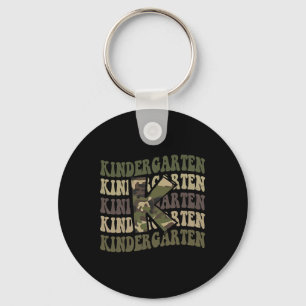 Kindergarten Camo Camouflage Boy Teacher Back To S Key Ring