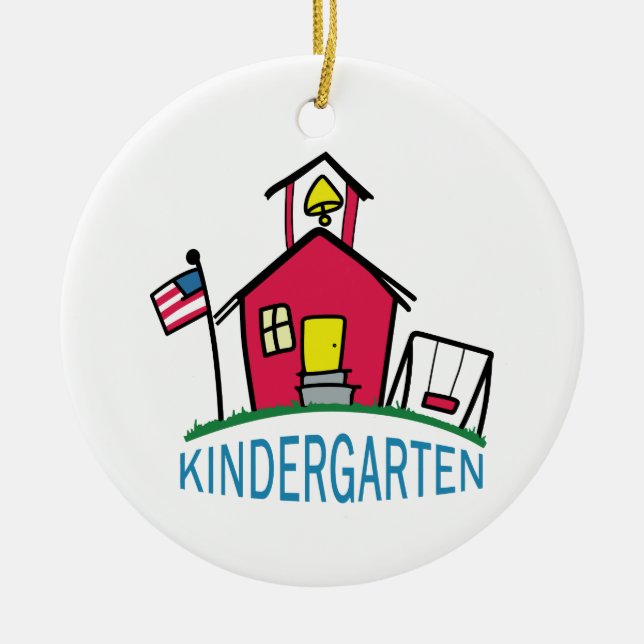Kindergarten Ceramic Tree Decoration (Front)