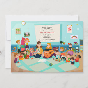 Kindergarten Class Invitation