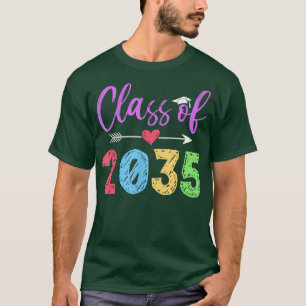 Kindergarten Class of 2035 Graduation First Day of T-Shirt