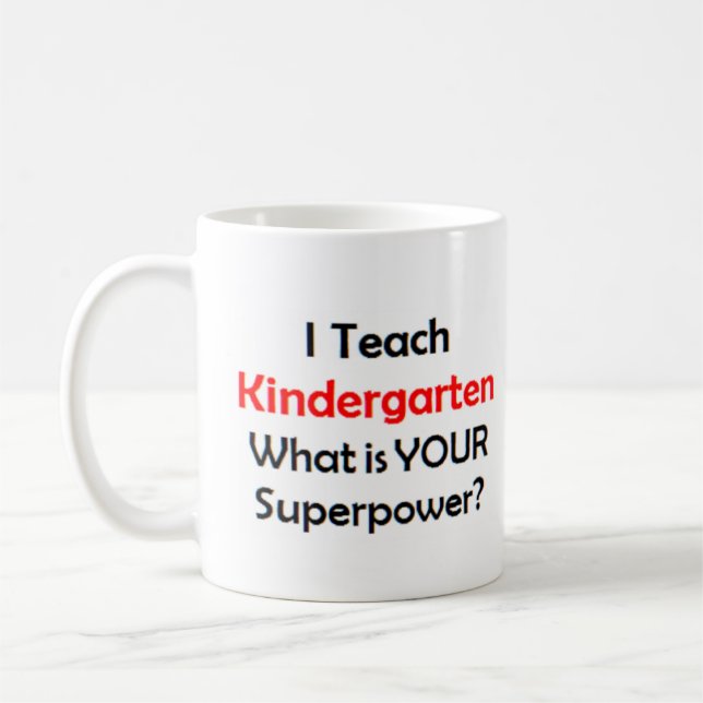 kindergarten coffee mug (Left)