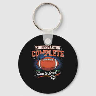Kindergarten Complete Time To Level Up Football Gr Key Ring