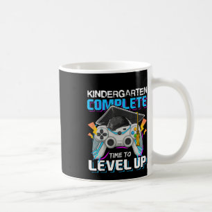 Kindergarten Complete Time To Level Up Video Game Coffee Mug