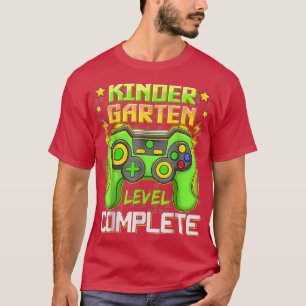 Kindergarten Completes Video Game Senior Graduatio T-Shirt