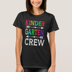 Kindergarten Crew Back To School  For Teacher Stud T-Shirt