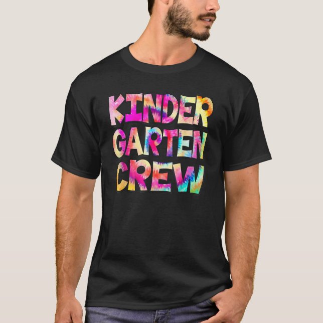Kindergarten Crew Kinder For Teacher Women Kids Ti T-Shirt (Front)